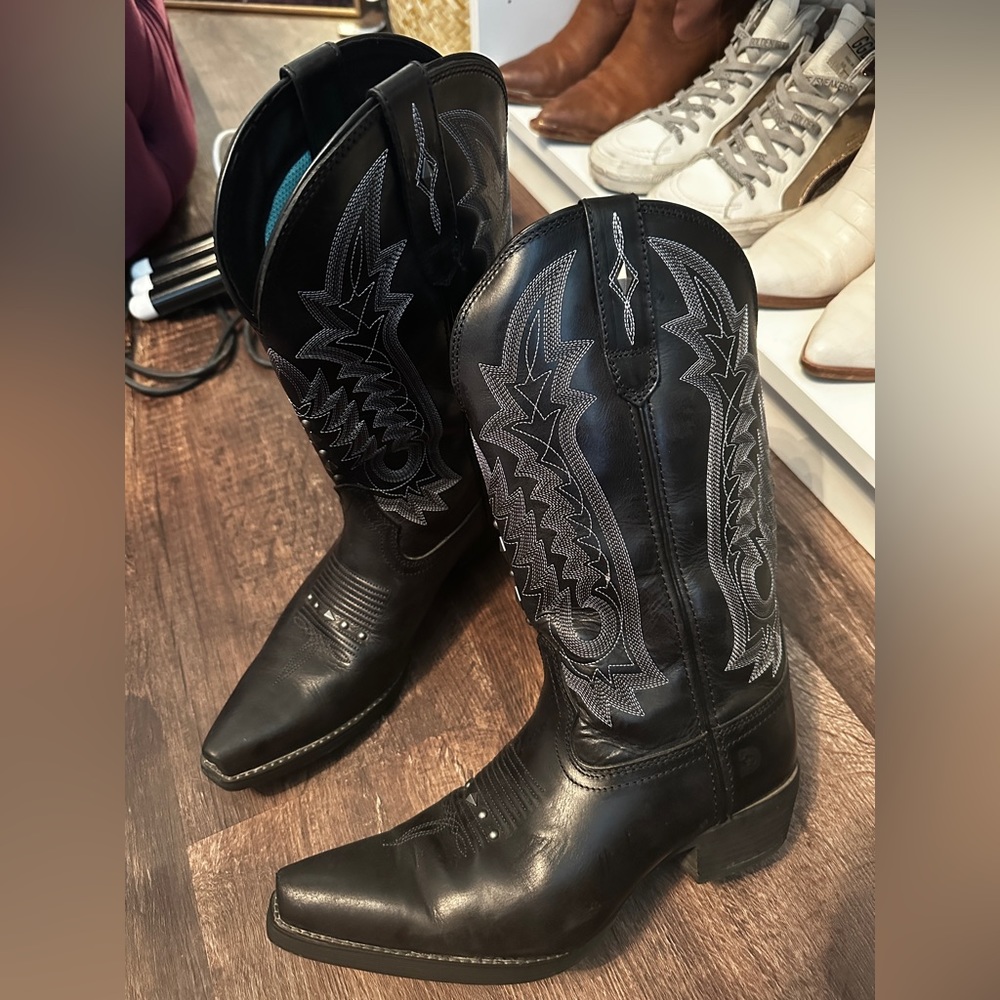 Durango Black Cowboy Boots